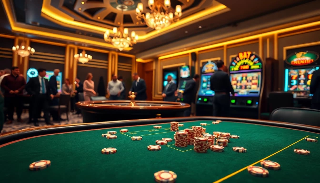 Winning at Haywin Casino with vibrant slot machines and poker action.