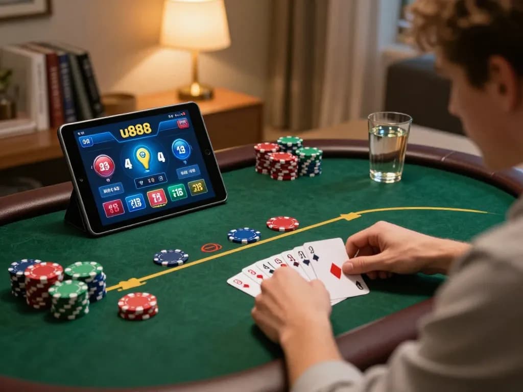 Play u888 online poker with dynamic betting strategy in a cozy setting.