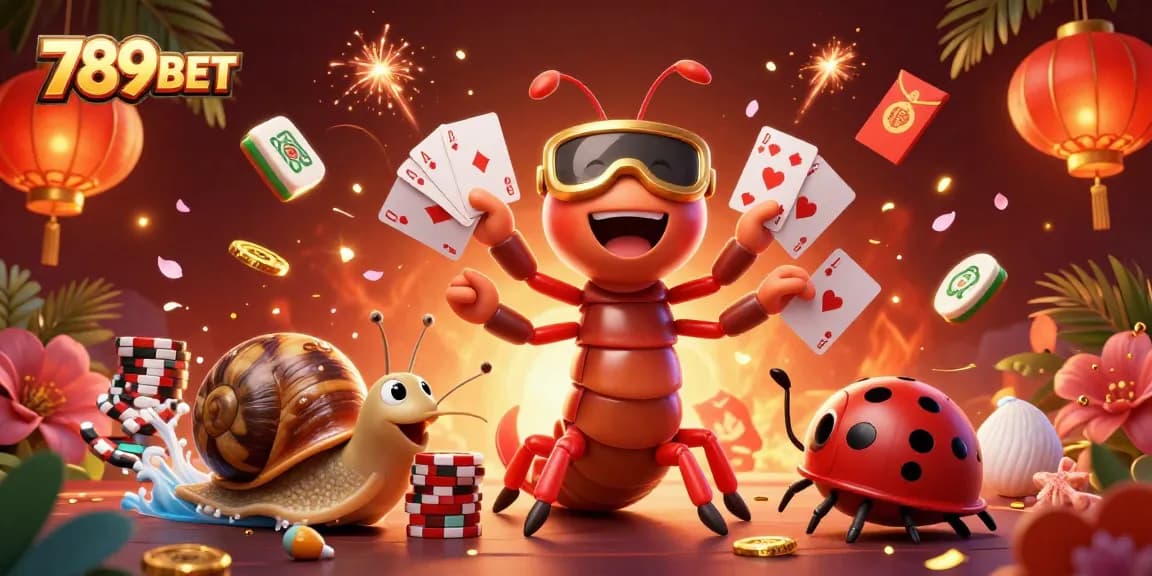 Experience thrilling excitement with 789BET's immersive casino action featuring unique characters and vibrant game elements.