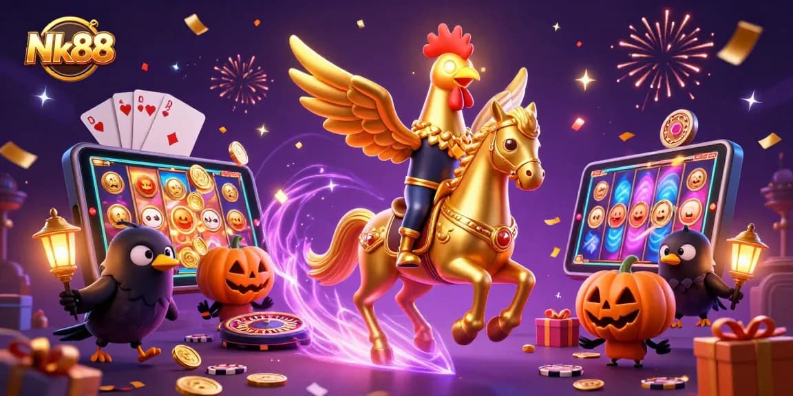 Experience thrilling gameplay at Nk88 with captivating slot games and vibrant casino atmosphere