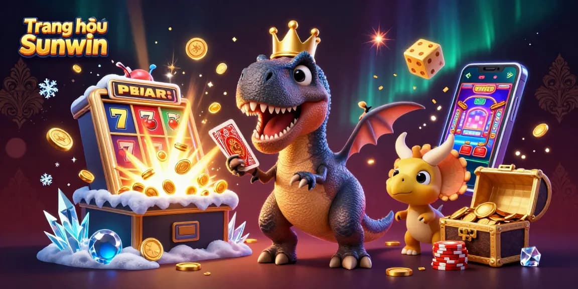 Experience thrilling gaming action at Trang chủ Sunwin with friendly characters and exciting casino elements.