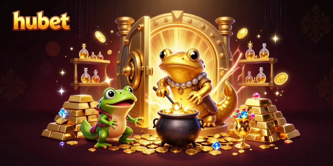 Experience exciting gameplay at hubet with a vibrant casino atmosphere full of gold and riches.
