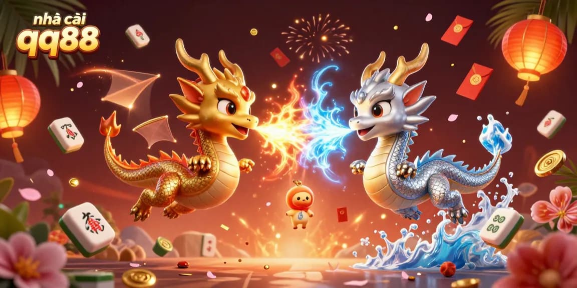 Experience thrilling actions at nhà cái qq88 with dynamic dragons and festive elements