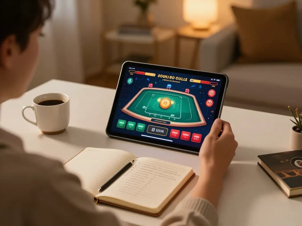 Daga players engaging strategically with online live dealer games on a tablet.