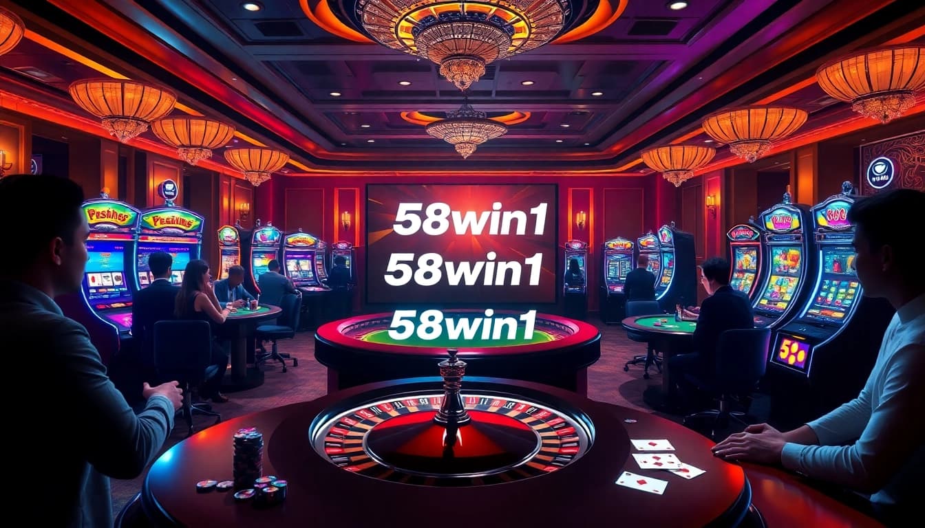 Experience the excitement of betting at 58win1 with vibrant slots and engaging players.