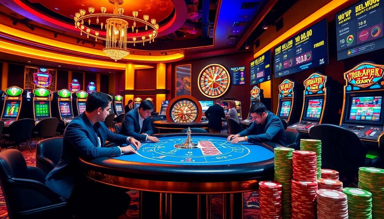 Experience thrilling gameplay at https://www.bdtk66.blog/ with poker, roulette, and vibrant casino activity.