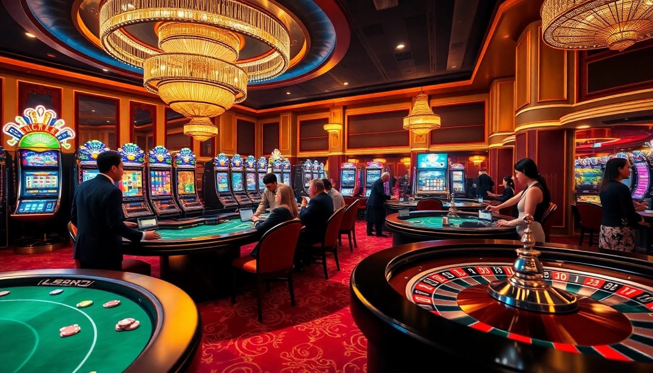 Experience high-stakes gambling at Luongsontv with vibrant casino games and thrilling excitement.