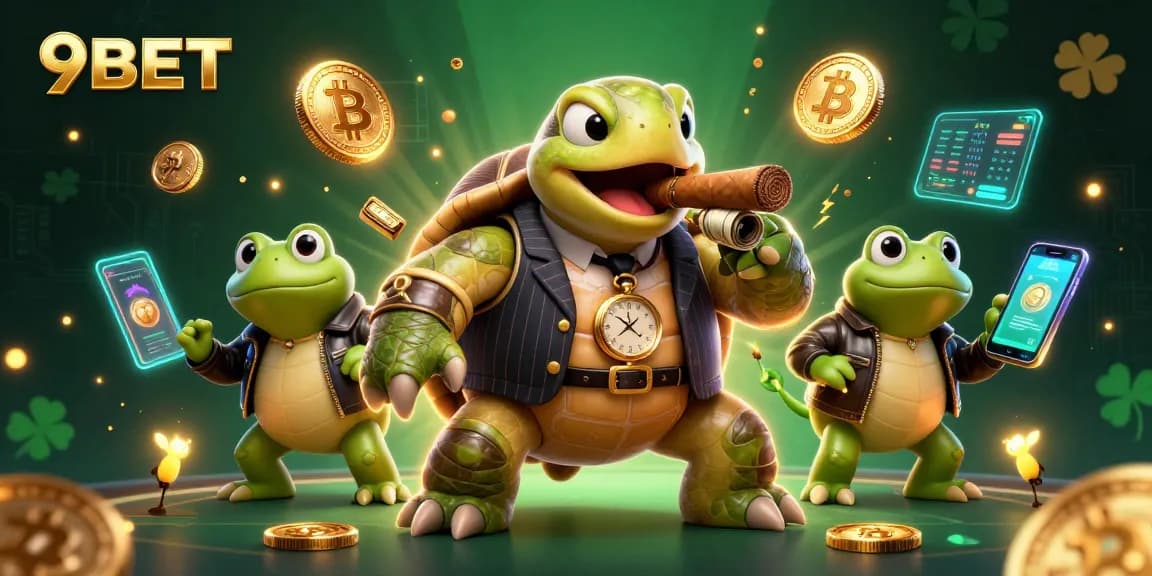 Win big at 9BET with our dynamic casino gaming experience featuring crypto elements and charming characters