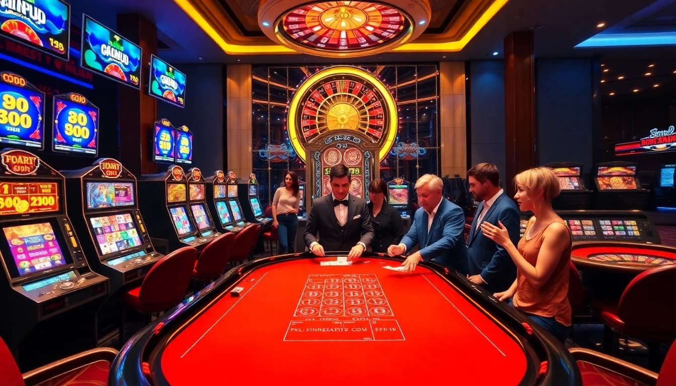 Engage in thrilling online gambling with nohu90 com's vibrant casino ambiance and diverse games.