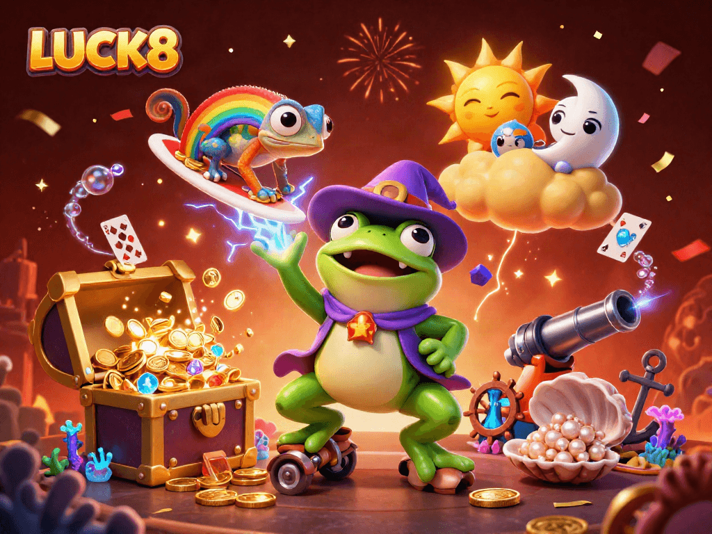 LUCK8 hãy tham gia cơ hội nhận thưởng trong không gian trò chơi sòng bạc đầy màu sắc