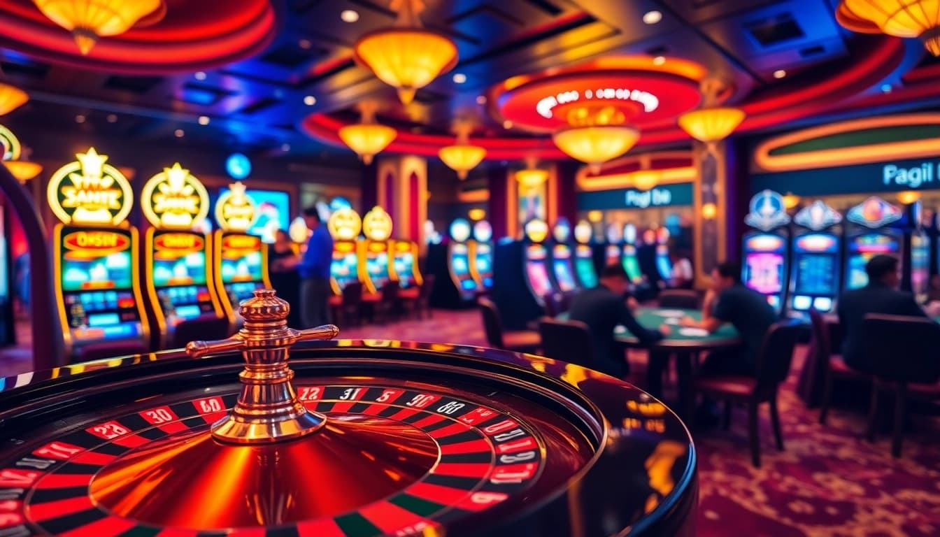 Players enjoying an exciting gaming experience at gg 88 casino.