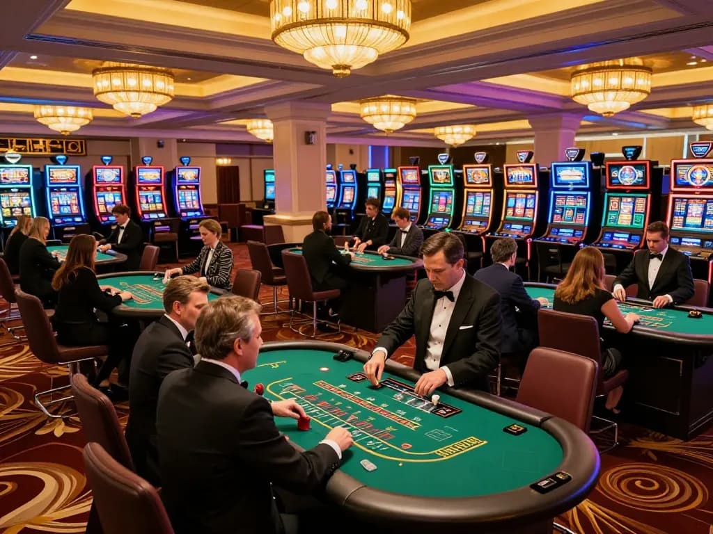 Players enjoying blackjack at f8betz casino with vibrant atmosphere and thrilling gameplay.