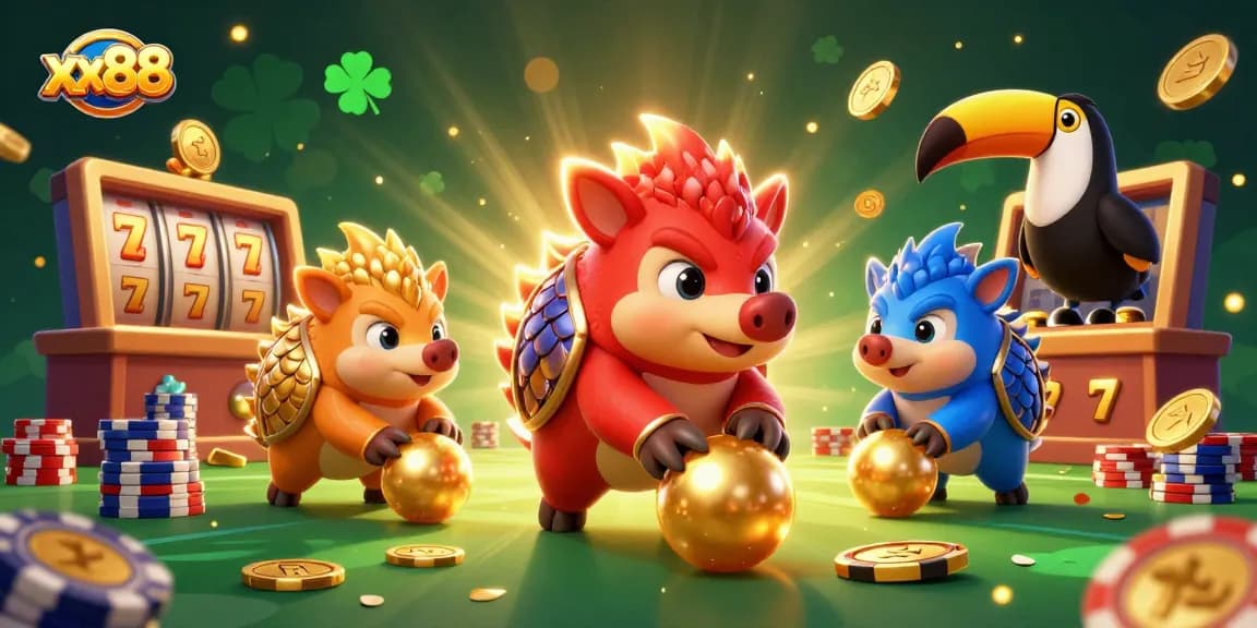 Win big at xx88 with exciting slots, colorful pangolins, and a dynamic jackpot scene