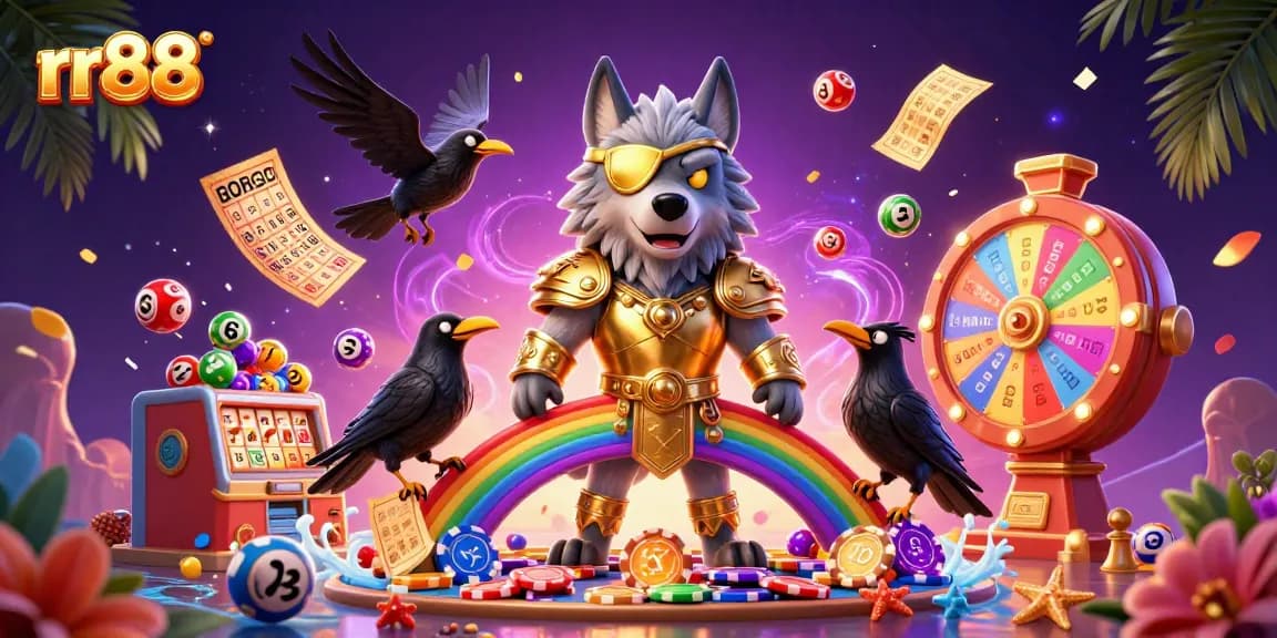 Experience thrilling gameplay with rr88, featuring Norse mythology characters in a vibrant casino environment.