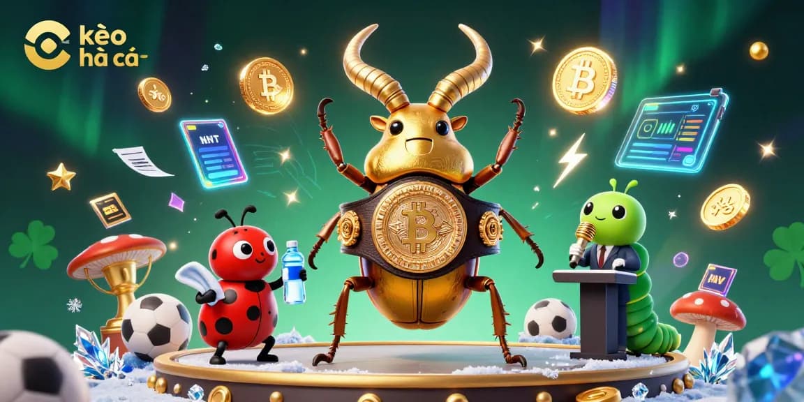 Engage with kèo nhà cái sports betting scene featuring characters in dynamic action, emphasizing vibrant gambling elements.