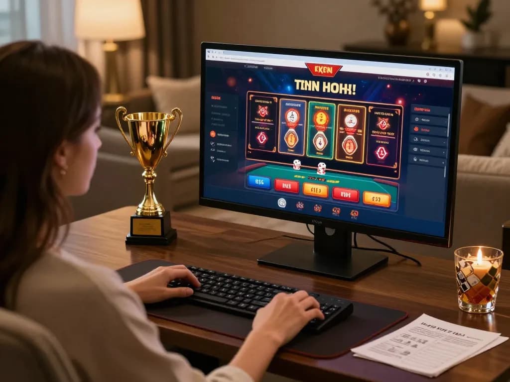 Play poker and slots at jun88 com, featuring an elegant virtual gaming interface and warm ambiance