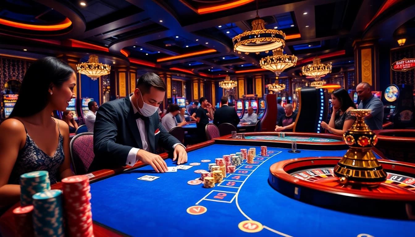 Experience the thrill of gambling at U888 with vibrant casino games and engaged players.
