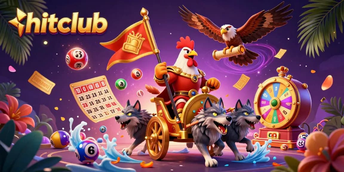 Engage with the thrilling action at hitclub, where a rooster warlord leads vibrant games of luck and chance.