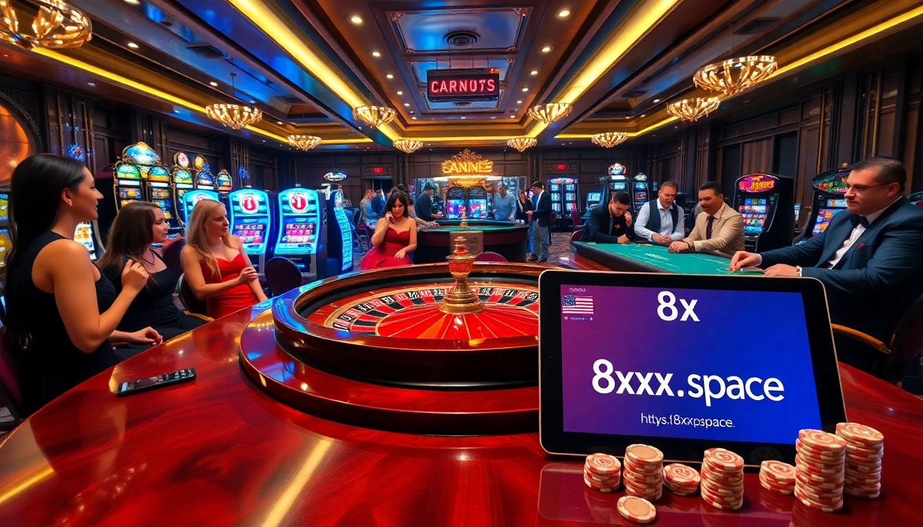 Players winning big at the casino featuring the website https://8xx.space/ during an exciting game night.