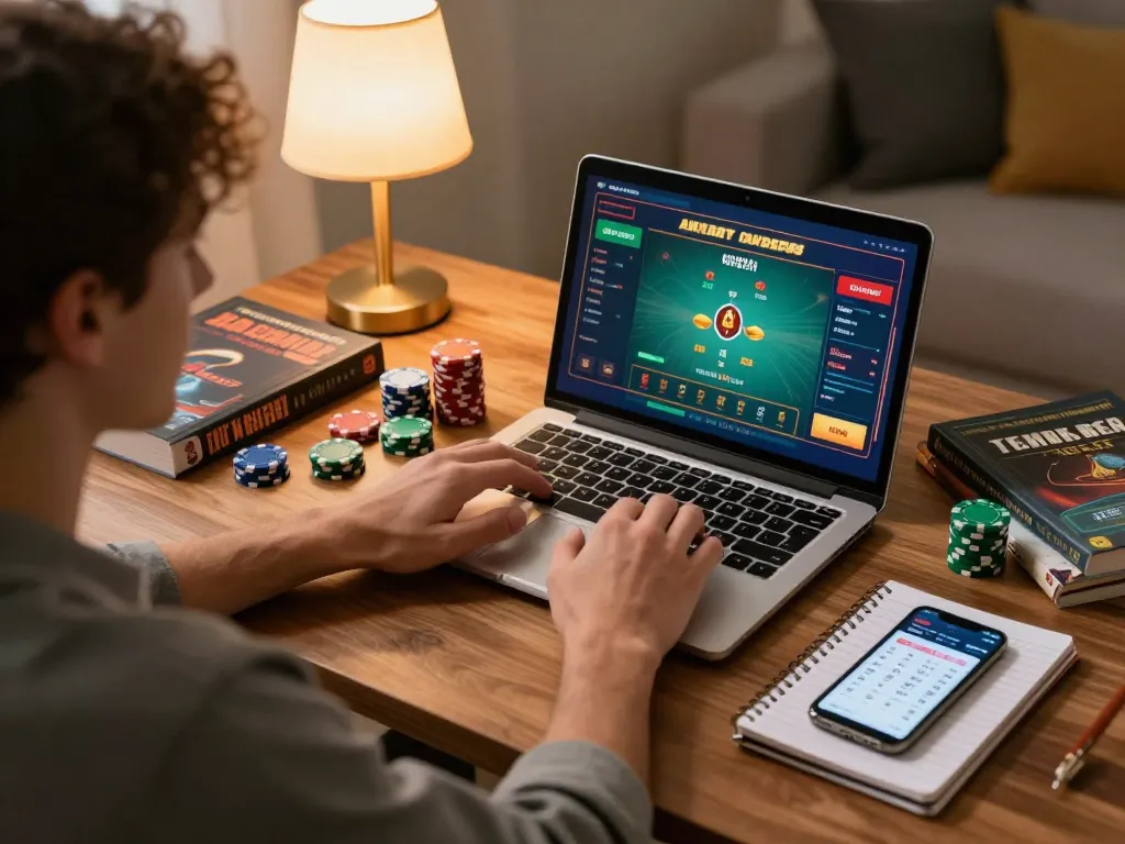 Engaging gameplay on https://123bz.uk.net/ showcasing strategic odds calculation in a warm home environment.