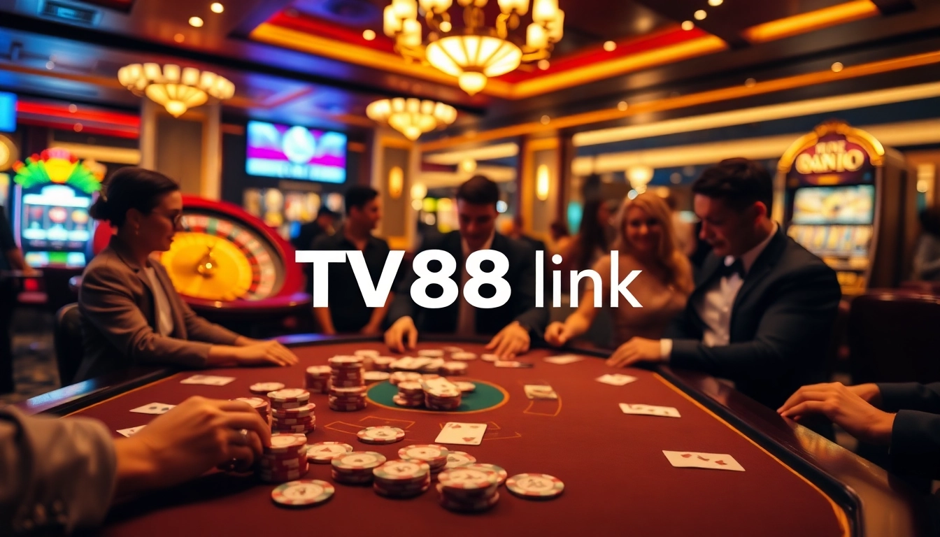Experience the excitement of gambling at TV88 link with luxurious tables and thrilling games.