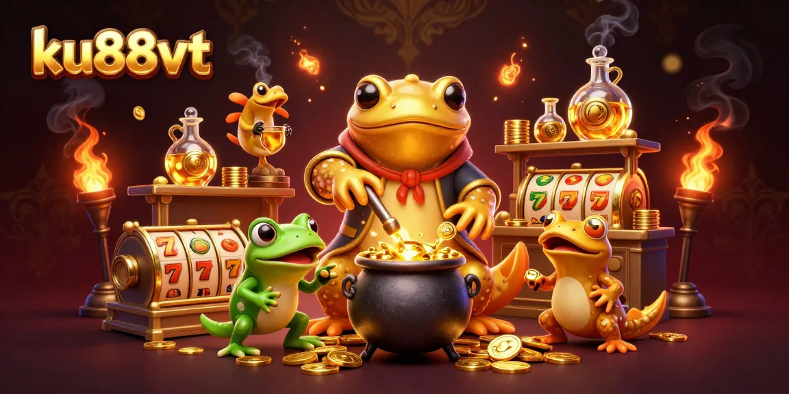 Experience thrilling wins with ku88vt’s golden reels and casino magic in vibrant 3D illustration.