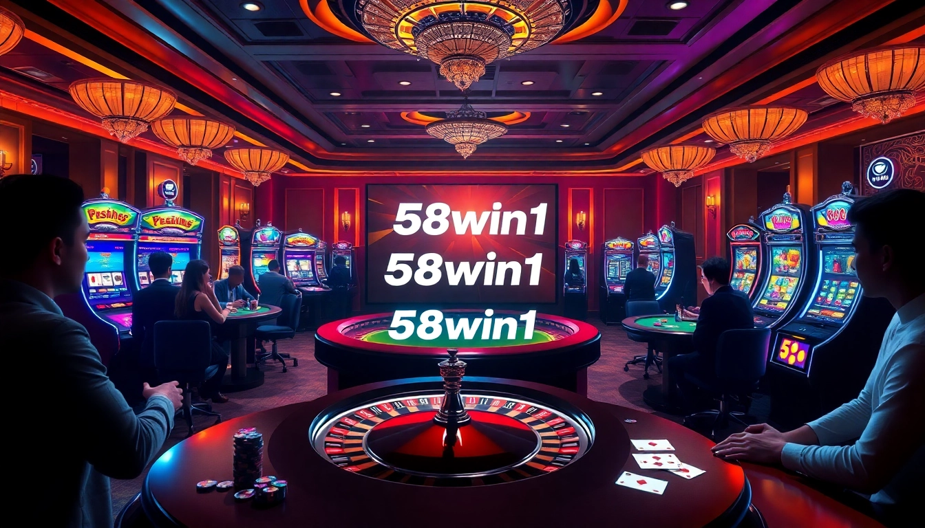 Experience the excitement of betting at 58win1 with vibrant slots and engaging players.