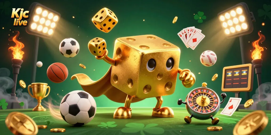 Play exciting games with Kjc live in a vibrant, immersive casino environment filled with action.