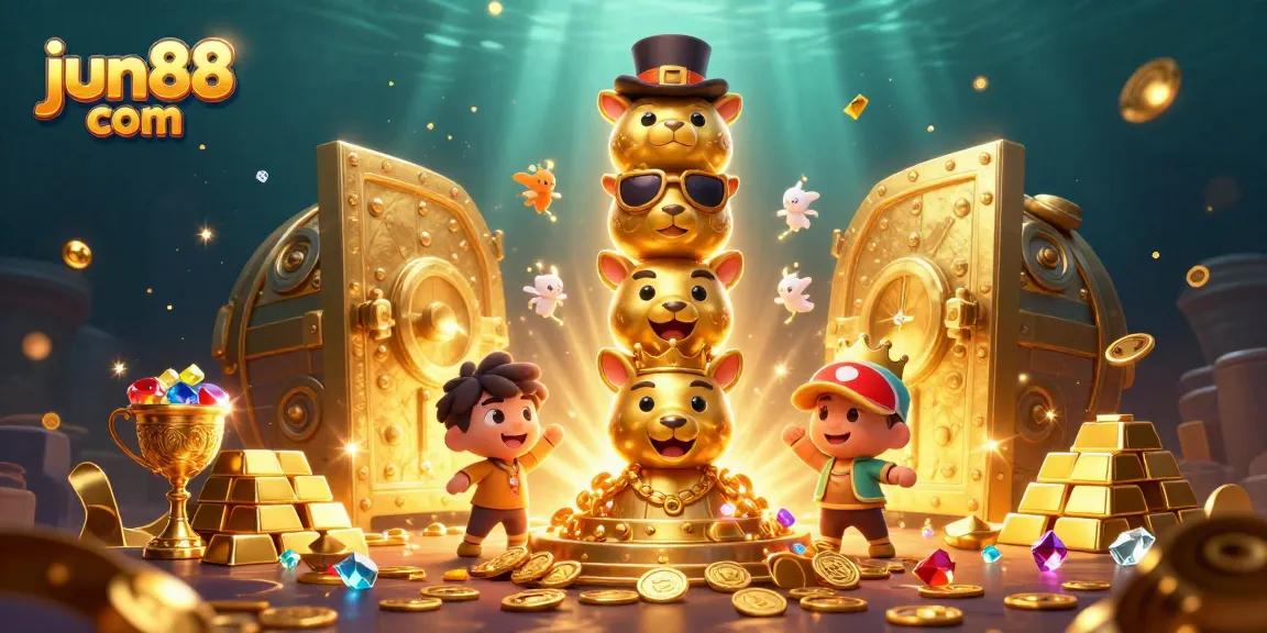 Experience the thrilling world of play at jun88 com with vibrant casino elements and characters.