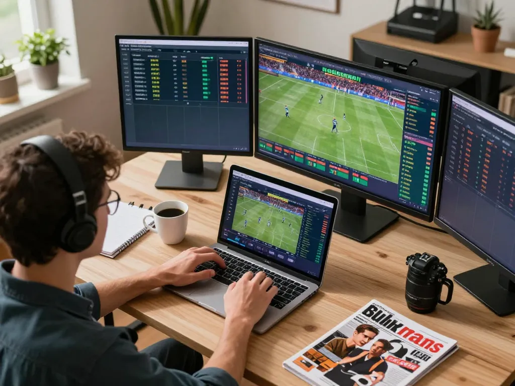 Exciting online sports betting setup showcasing https://xx88.day/ action, with user deeply engaged in live betting.