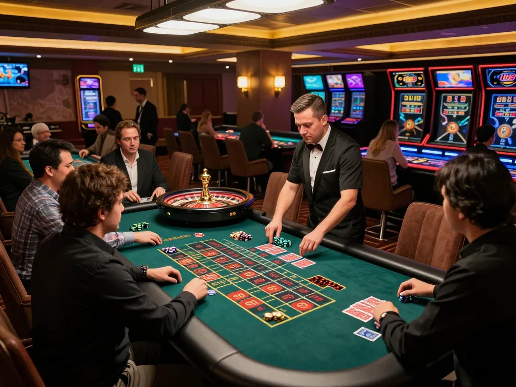 Players enjoying an exciting roulette game at B52 club casino with vibrant atmosphere.
