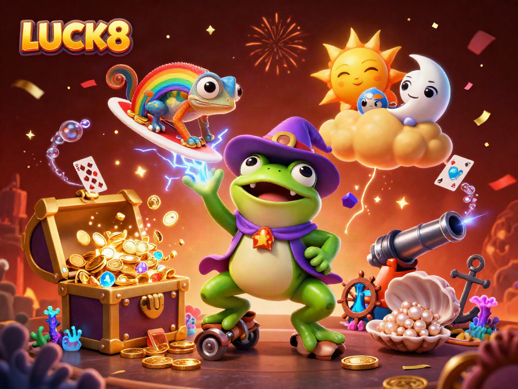 LUCK8 hãy tham gia cơ hội nhận thưởng trong không gian trò chơi sòng bạc đầy màu sắc