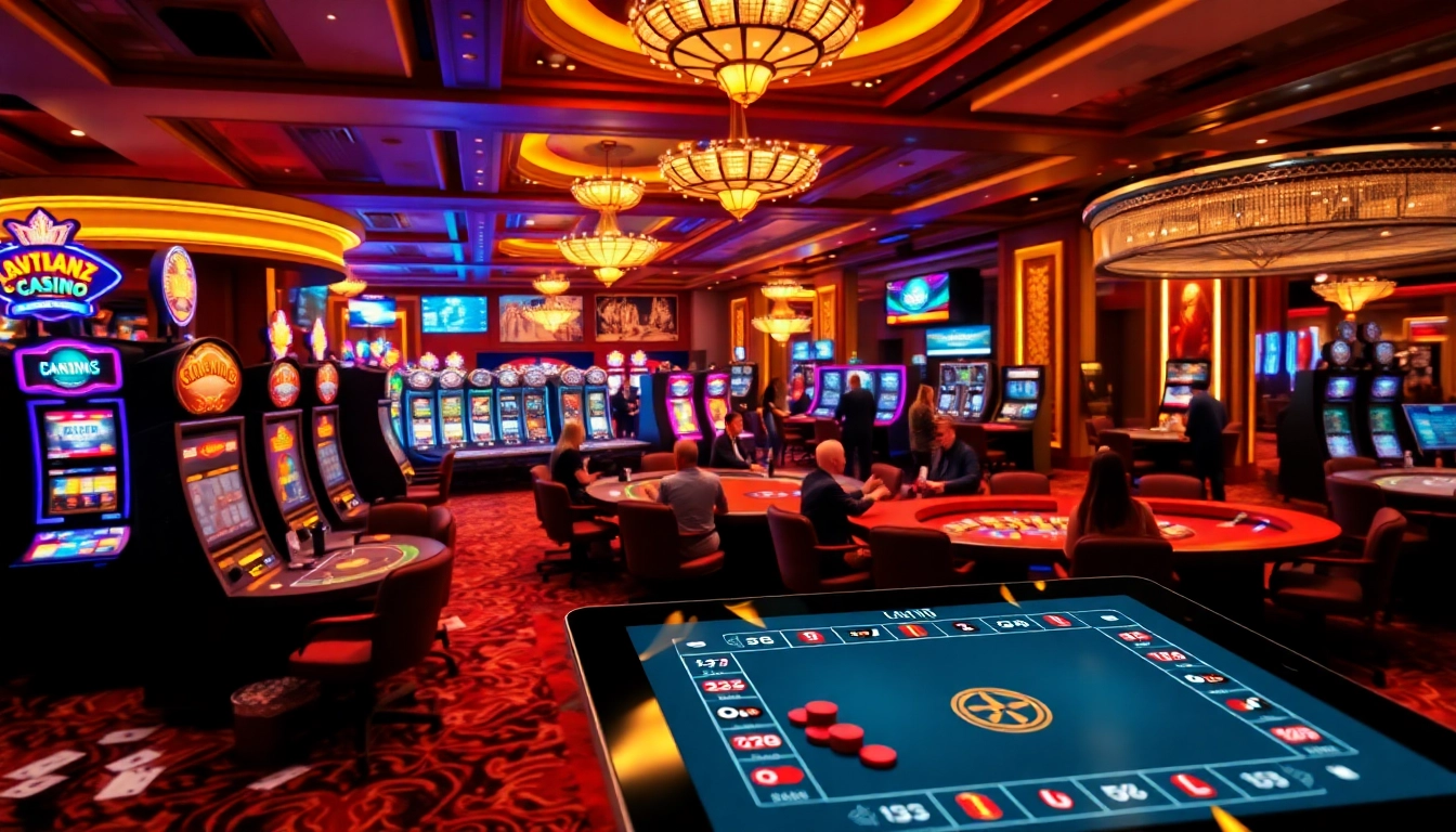 Experience the excitement of the trang chủ daga gaming environment with vibrant slots and poker tables.