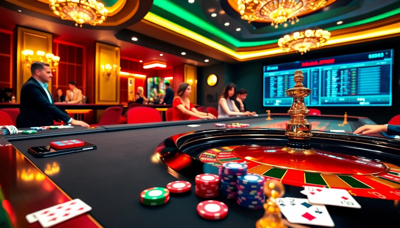 Experience the thrill of roulette at https://uu88.bio/ with players immersed in the excitement of a high-stakes casino atmosphere.