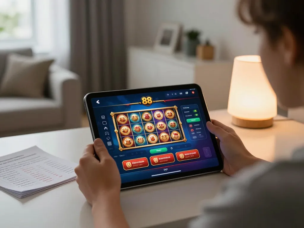 Engage with go 88 gaming app using tablet for an immersive online casino experience