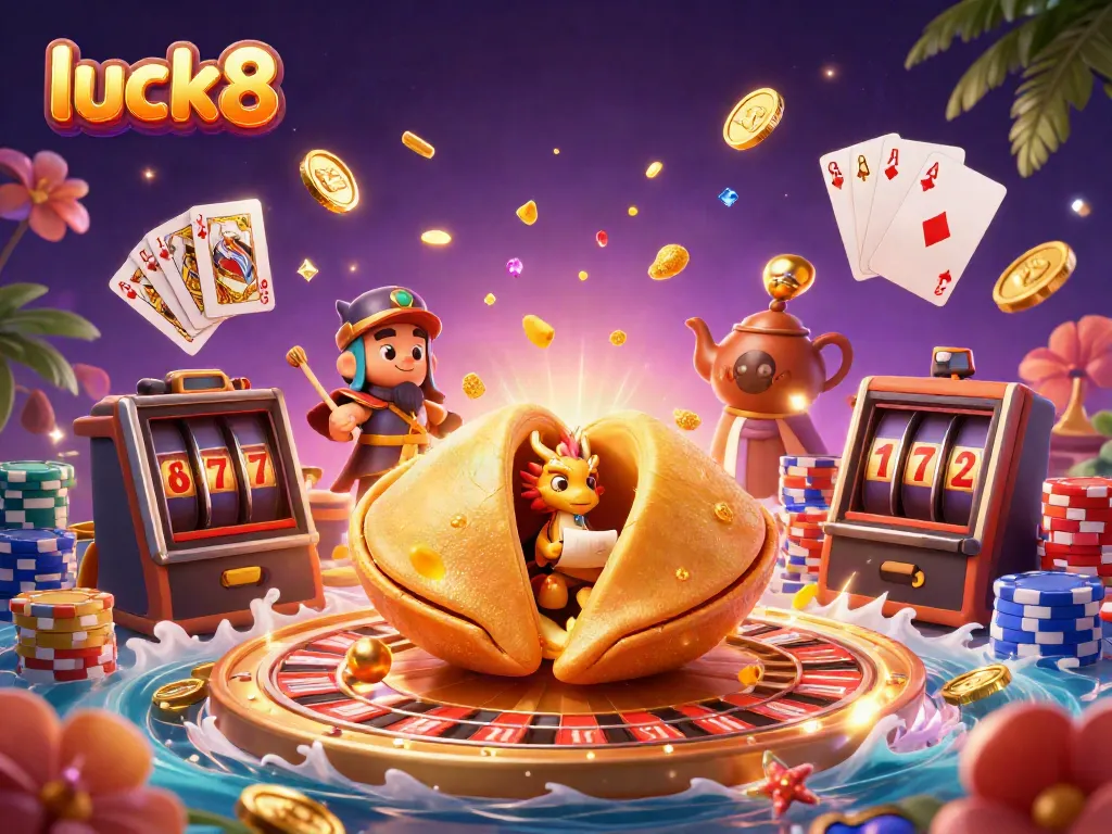 Engage with luck8 by trying your fortune in this exhilarating casino scene featuring vibrant elements.