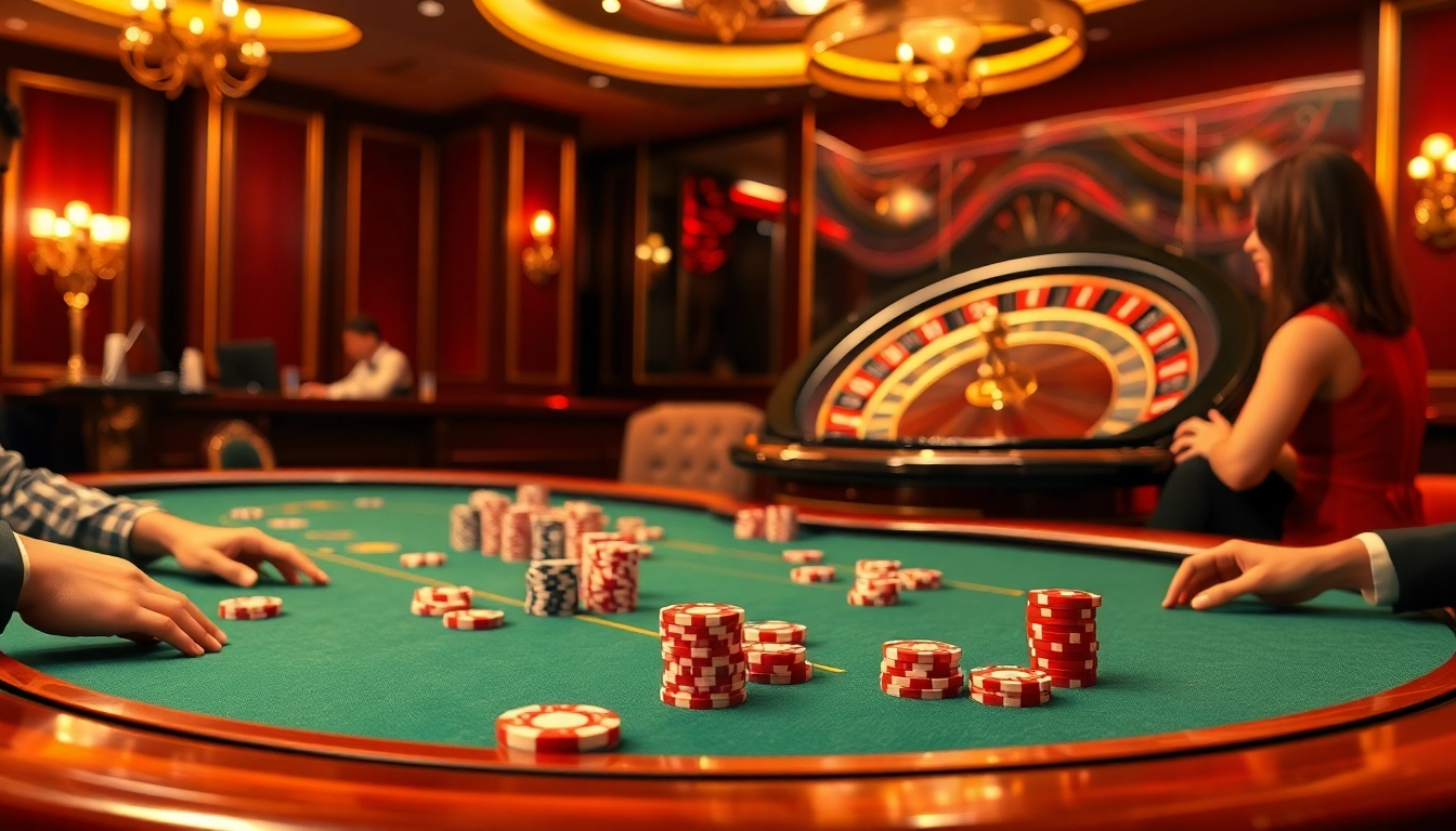 Experience thrilling poker action at f168.me with vibrant chips and an elegant atmosphere.