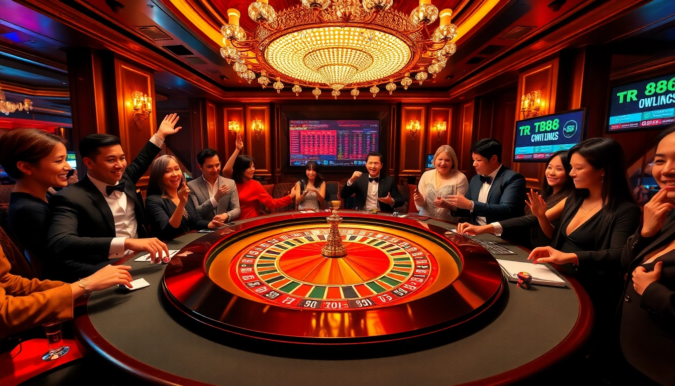 Experience the thrill of tr88 betting at an exciting casino with vibrant games and engaging players.