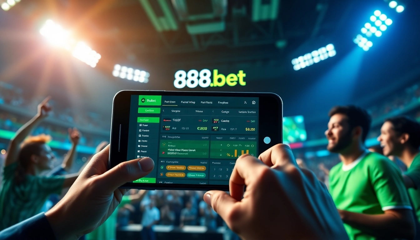 Experience a vibrant online betting scene with 888b.bet showcasing intuitive sports betting.