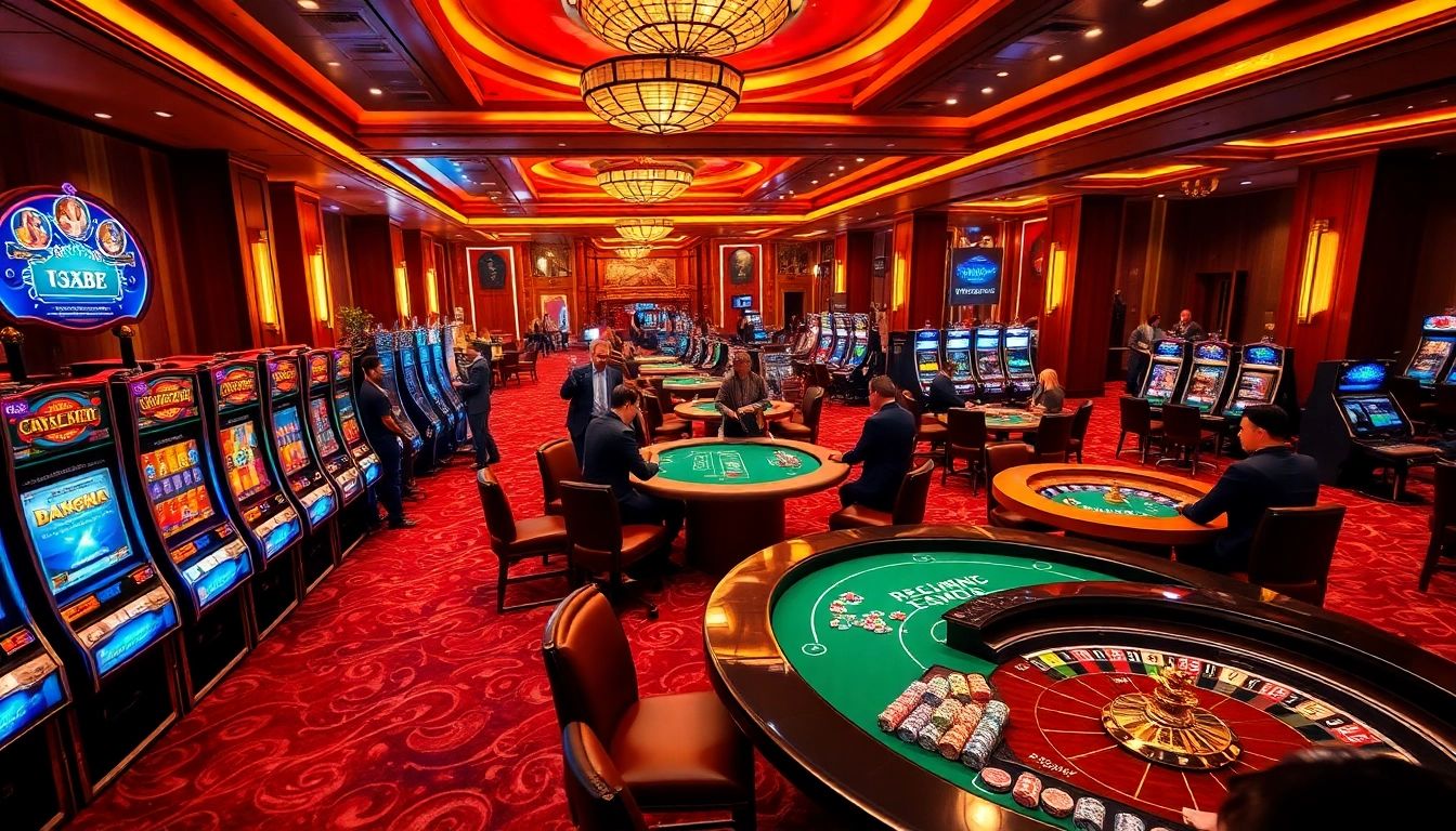 Experience the thrill of tg88 gaming with vibrant casino tables and colorful chips in action.