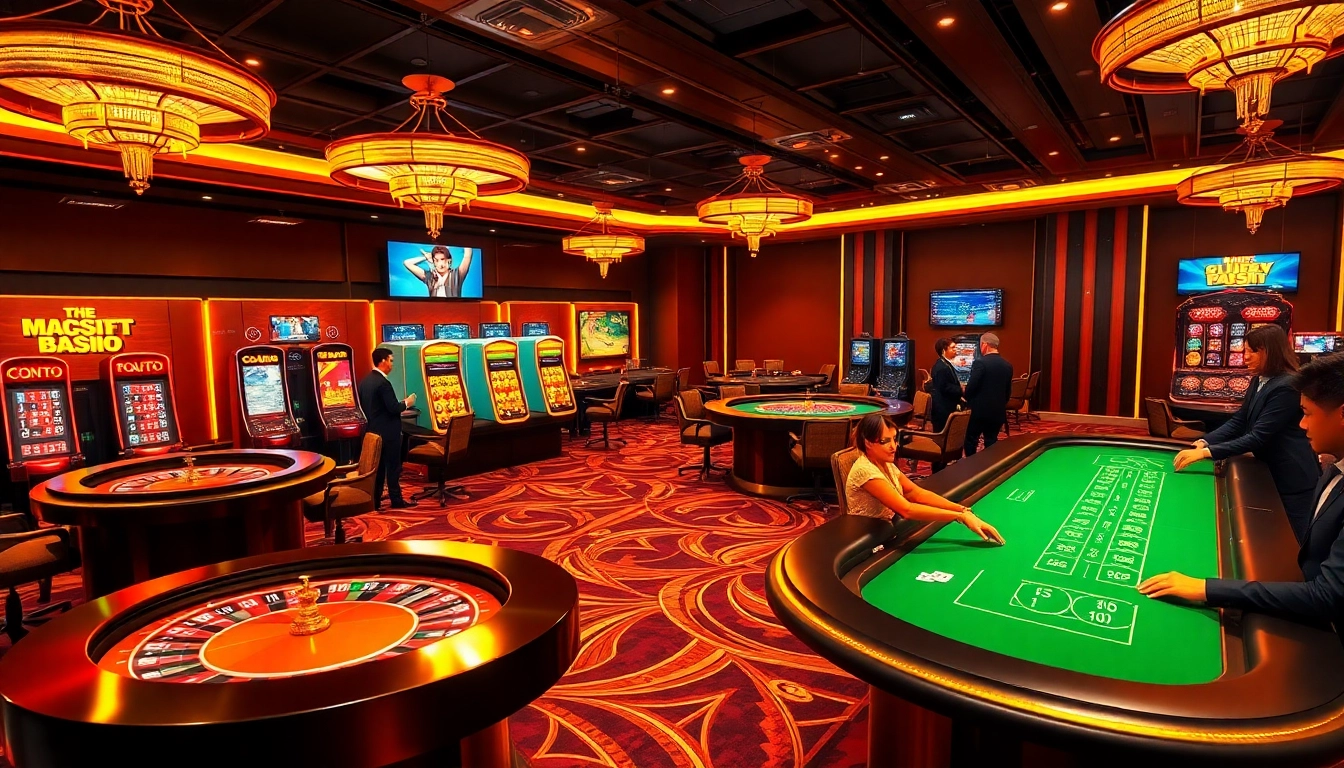 Experience luxurious gambling at https://mm88.agency/ in a vibrant online casino with roulette, poker, and slot machines.